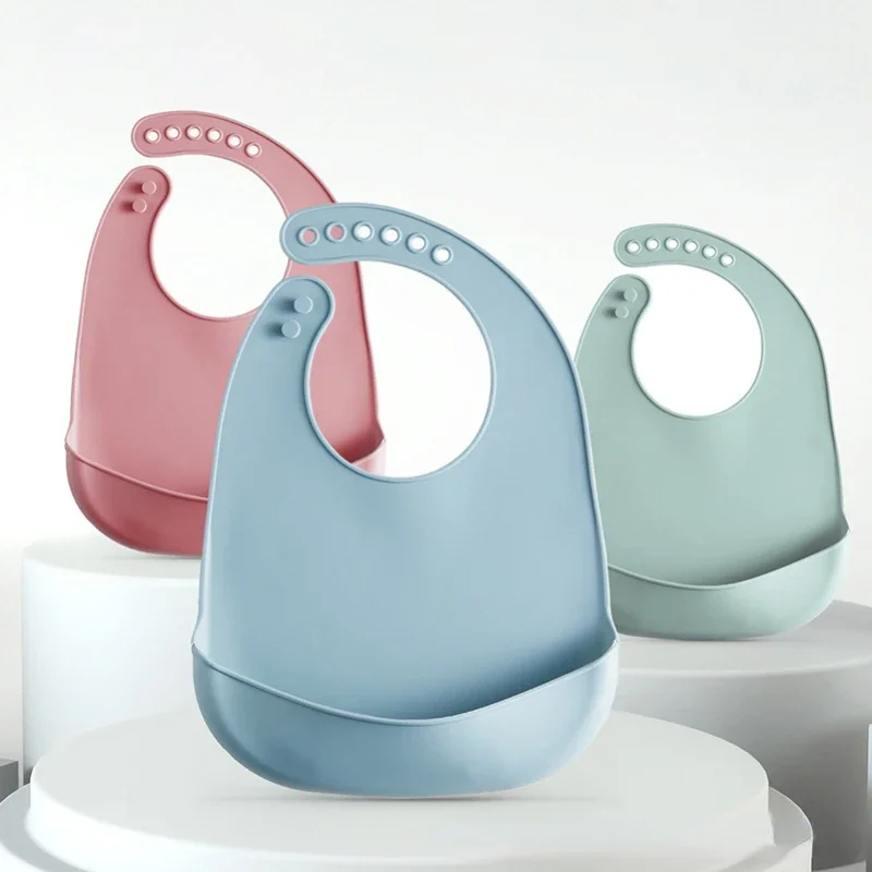 1-3 Baberos Ajustables Imperme - Waterproof Baby Bibs Silicone reseña y precio