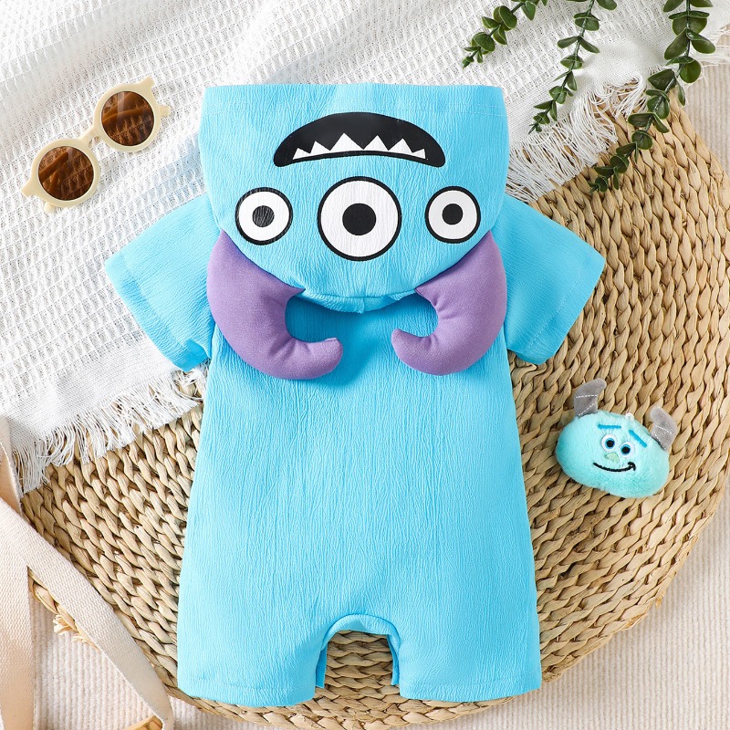 Traje de una pieza para bebé r - Cotton Baby Onesies Zipper reseña y precio