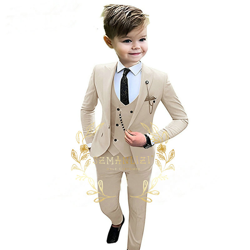 Conjunto de 3 piezas para niño - Baby Boy Suit Set Baptism reseña y precio