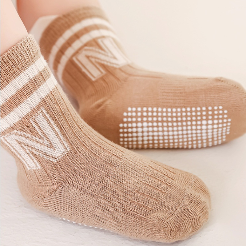 3 par/lote calcetines de algod - Unisex Baby Socks Non Slip reseña y precio